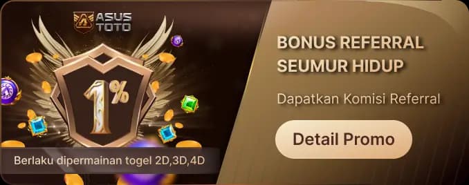 BONUS REFERRAL SEUMUR HIDUP